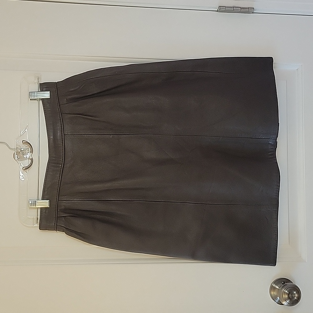 Vintage Doral Leather Skirt